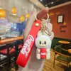 Bubble Mart Serie Coca-Cola Cocalolalabubu Llavero de Muñeco Estéreo Colgante de Regalo de Moda