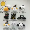Dibujo Animado Halloween Fantasma Murciélago Creativo Bricolaje Pegamento de Crema Pasador Funda de Teléfono Móvil Llavero Flor para Zapatos Material de Decoración