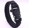 Pulsera Multifuncional de Supervivencia para Exteriores, Iniciador de Fuego de Emergencia para Senderismo y Camping, Silbato de Supervivencia, Pulsera Tejida, Pulsera Salvavidas