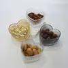 Candelabro de vidro Caneca Cera Doméstico Tigela pequena Tigela de Vidro ins simples empilhável prato de lanche tigela em formato de coração para lanche