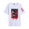 Leyenda de estilo espada Berserk, talla europea, comercio exterior, impresión transfronteriza, popular, talla grande, delgada, pareja, estudiante, cuello redondo, manga corta