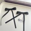 Retro Preto e Branco Polo Dot Laço Fita Grampo de Cabelo Meias Acessórios de Vestuário Acessórios Acessórios DIY Acessórios