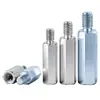 Tornillos hexagonales de paso único niquelados de acero al carbono, zincados en blanco y azul para gabinetes de computadora, pilares de hierro, pilares de aislamiento, pilares de conexión, en stock del fabricante