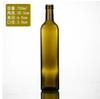 Botella de aceite de oliva verde de 500 ml, venta al por mayor en Amazon, botella cuadrada de vidrio sellada, botella de aceite de nuez, aceite de té, botella vacía con tapa