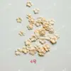 7mm Mini Cetim Tridimensional Pétalas de Flor Pequenas Embossadas Roupas para Bonecas BJD Acessórios de Cabelo DIY Feito à Mão Vestido de Casamento Enfeites de Flor