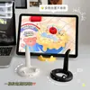 Soporte para Teléfono de Gato de Dibujos Animados Soporte para Teléfono de Escritorio Creativo Lindo Cola de Gato Soporte Perezoso para Tableta