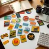 Adesivos Personalizados Etiquetas Autoadesivas Desenho Animado Ano Novo Selos de Vedação de PVC Transparente Logo Impresso À Prova de Falsificação Impermeável e Durável