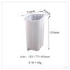 Molde de vela de cristal goteando diy sección cilíndrica triángulo cono multilateral rayado geométrico molde de silicona para vela