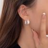 Pendientes Changheng S925 de plata esterlina con diseño de línea sinuosa, muy vendidos para mujeres de Corea del Sur, primavera y verano, Gao Ding, nuevos y elegantes pendientes