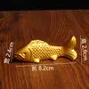 Peixe Amarelo Pequeno de Liga Dourada, um Símbolo de Prosperidade, Decoração para Casa Peixe Dourado, Presente de Inauguração de Escritório Estilo Chinês, Atacado para Bancas de Mercado