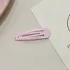 Pinza para el pelo de 5 cm, simple, colorida, con forma de gota de agua, pintada en spray, pinza Bb para niños, pinza para el pelo de niña, pinza lateral para flequillo de estudiante, accesorio para el pelo