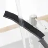 Cepillo multifuncional para limpiar huecos del baño, cepillo de cerdas duras para huecos de puertas y ventanas de baño, mango largo, tira larga, para huecos estrechos del hogar