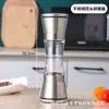 Moedor de Pimenta de Aço Inoxidável Dupla Face Manual Sal Marinho Pimenta de Sichuan Frasco Moedor Frasco de Condimento em Pó para Pimenta Moído na Hora