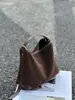 Bolso tipo cubo de piel de vaca esmerilada Transfronterizo casual para el trabajo y el commute Bolso cruzado Moda para mujer Otoño Invierno Retro Elegante Bolso de hombro