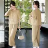 Conjunto de Ropa de Verano para Mamá 2026, Ropa Femenina de Dama Noble, Nuevo Conjunto de Dos Piezas de Jacquard Estilo Chino, Holgado y Cómodo para Mujeres de Edad Media y Mayores
