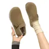 Sapatos femininos estilo Birkenstock, totalmente inclusivos, com forro de fleece, nova coleção de inverno 2026, calçados para atividades ao ar livre, sapatos de algodão fofos, antiderrapantes, quentes e adequados para condições de neve.