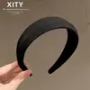 Diadema de moda Dongdaemun con estampado de leopardo, estilo coreano, diadema de alta cobertura para peinar el cabello, un accesorio de alta gama y versátil para salidas
