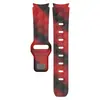 Para Samsung watch7 correa de reloj watch6/5/4 patrón de fútbol hebilla inversa correa de silicona correa de reloj de 20 mm