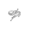 Anillo de Fuegos Artificiales Personalizado para Mujer, Moderno Diseño de Chispa, Nuevo Anillo Abierto, Versátil Anillo Creativo de Hip-Hop para Dedo Índice