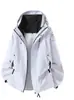 Nuevas Chaquetas de Exterior para Hombre y Mujer Primavera y Otoño 2026, Chaquetas de Trabajo con Capucha Resistentes al Viento e Impermeables, Ropa de Abrigo Fina y Transpirable