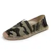 Verão Novo Sapatos Tecidos de Palha Masculinos e Femininos Sapatos de Pescador com Corda de Cânhamo Lona Respirável Casual Slip-on Sapatos Preguiçosos Sapatos de Linho