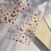 Adesivos Alegres do Pônei, Decorações para Nail Art, Itens Populares do Ano do Cavalo no Xiaohongshu, Adesivos para Capa de Celular com Cavalo de Madeira em Relevo de Ano Novo