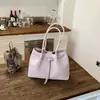 Bolso de lona nuevo de lunares 2026 para mujer, bolso de hombro versátil de verano, bolso cruzado, estilo para ir al trabajo y casual, gran capacidad, diseño único
