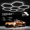Luz Colmeia Led Transfronteiriça Academia Barbearia Luz de Estação de Trabalho Rgb Luz Hexagonal de Emenda de Formato Especial Loja de Lavagem de Carros Luz de Beleza