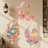Lâmpada Pendente Flor Colorida de Comércio Exterior Quarto Sala de Estar Entrada Guarda-Roupa Dormitório Decoração de Casa Adesivo de Parede de PVC Autoadesivo