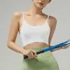 Sujetador deportivo de tirantes finos para mujer, sujetador deportivo push-up a prueba de impactos para correr, camiseta sin mangas de yoga para entrenamiento profesional