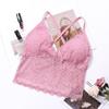 Bralette de Encaje Espalda Descubierta para Niñas, Anticaída, Sin Varillas, Transpirable, Cómodo, Sin Tirantes