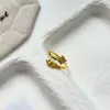 Novo Anel Feminino com Desenho de Espinho de Íris Cruzado, Alívio Gravado, Moda de Luxo Leve, Nicho, Toque de Alto Padrão, Anel Aberto Ajustável