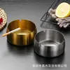 Cenicero de tambor engrosado al por mayor de acero inoxidable para uso doméstico, a prueba de viento, resistente a caídas, para cibercafé, restaurante, KTV, bar, tamaño grande