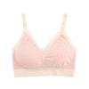 Nova cor combinação lingerie de amamentação para gestantes abertura frontal com fecho tamanho grande para mães grávidas pós-parto sutiã de amamentação de renda