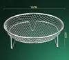 Cesta de acero inoxidable para escurrir aceite para freidora de aire, rejilla elevada para control de aceite para cocina casera y barbacoa