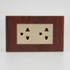 120118 Brasil Sudamérica Latinoamérica Estándar Americano Luz Eléctrica Interruptor de Pared Enchufe Panel