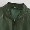 Ropa de Mujer al por Mayor Transfronteriza Estilo Europeo y Americano 2026 Otoño e Invierno Nueva Moda Versátil Ajuste Delgado Chaqueta Bomber Clásica