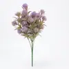 Flores Artificiales y Plantas Verdes de Amazon Transfronterizo, Flores Falsas, Eucalipto, Violetas, Boda, Hogar, Decoración de Hotel, Arreglos Florales, Ramos