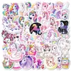 50 Pegatinas de Graffiti de Unicornio Maleta Taza de Agua Computadora Portátil Pegatinas Impermeables Venta al por Mayor Decoración de Cuaderno