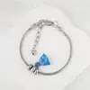 Pulseira de Cobre Banhado Exquisita Simples Versátil Popular em Vendas Transfronteiriças Pulseira de Prata da Moda Personalizada Pulseira Feminina com Zircônia