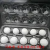 Caja de embalaje desechable para Tangyuan, caja de embalaje comercial con tapa, bandeja transparente de plástico para Tangyuan, caja de embalaje para Tangyuan