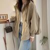 Chaqueta con capucha NUNBAI Estación Europea para Mujer Todo Fósforo Primavera y Otoño Nueva Llegada Talla Grande Abrigo Chaqueta Exterior tipo Desagüe