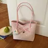 Bolso Grande de Moda con Lazo para Mujer 2026 Nuevo Bolso Tote de Gran Capacidad con Lunares para el Trabajo y los Viajes Cortos Bolso de Hombro