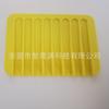 Saboneteira Quadrada Criativa de Silicone, Porta-Sabonete Sem Furos, Bandeja para Sabonete com Drenagem, Caixa para Armazenamento de Sabonete, Material de Silicone