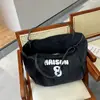 Bolsa de Lona de Gran Capacidad para Estudiantes para Mujer 2024 Nueva Bolsa Tote de Moda Estilo Coreano Versátil Bolsa de Compras