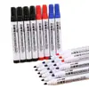 Caneta para quadro branco tinta preta à base de água marcador de quadro branco apagável líquido de recarga para quadros de escrita infantis, fácil de apagar e escrever