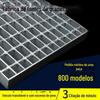G404/30/100 Tampa de Dreno de Grelha de Aço Galvanizado Personalizada Plataforma de Lavagem de Carros Rv Garagem Grelha de Aço