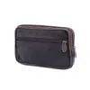 Riñonera nueva para hombre, riñonera para teléfono móvil, cartera de moda portátil para colgar en la cintura, correa de hilo de coser resistente al desgaste, riñonera deportiva