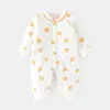 Mameluco Acolchado para Bebé, Calentito para Otoño e Invierno, Pelele Sin Costuras, Traje Delgado de Algodón Engrosado para Gatear, Ropa de Una Pieza para Niños