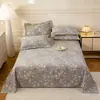 Sábana de Cama de Algodón 100% Clase A Algodón de Xinjiang Engrosada Cepillada Estampado Floral Funda Nórdica de Algodón Individual Doble Persona Cuatro Estaciones Uso en el Hogar